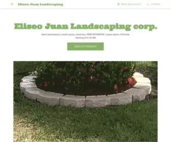 Eliseojuanlandscaping.com(Eliseo Juan Landscaping) Screenshot