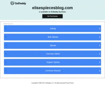 Elisespiecesblog.com(Elise's pieces) Screenshot