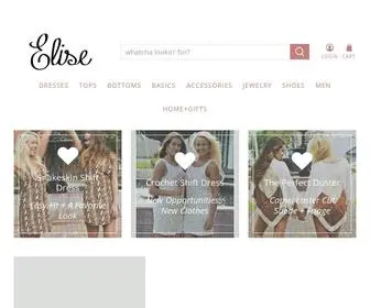 Elisetheboutique.com(Elise) Screenshot