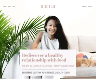 Elisezliu.com(Elise Liu) Screenshot