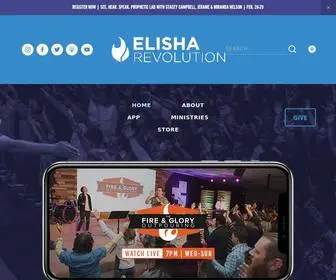 Elisharevolution.com(Elisha Revolution) Screenshot