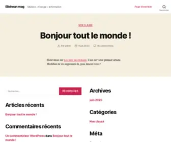Elishean.fr(Lumière) Screenshot