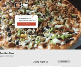 Elispizzamenu.com(Bonilla's Pizza) Screenshot