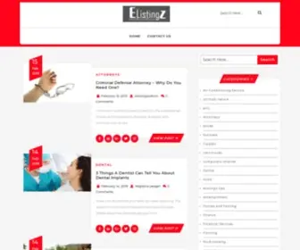 Elistingz.com(Elistingz) Screenshot