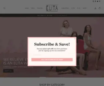 Elita.com(Elita Intimates) Screenshot