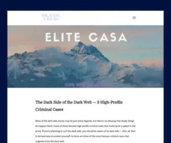 Elite-Casa.com(Dark Web Blog) Screenshot