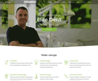 Elite-Dent.com(Stomatološka ordinacija) Screenshot