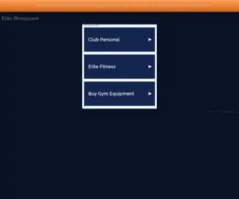Elite-Fitness.com(Elite Fitness) Screenshot