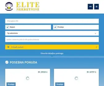 Elite-Nekretnine.hr(Agencija za nekretnine Rijeka i Kvarner) Screenshot