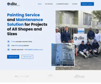 Elite-Painters.co.za(Elite Painting Contractors) Screenshot