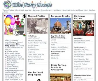 Elite-Party.co.uk(Elite Party Events) Screenshot