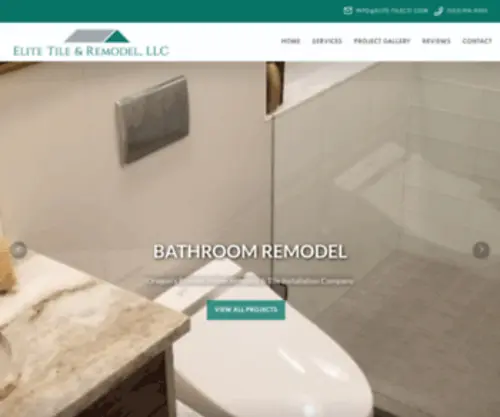 Elite-Tileco.com(Elite Tile & Remodel LLC) Screenshot