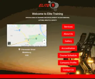 Elite-Training.co.za(Elite Training) Screenshot