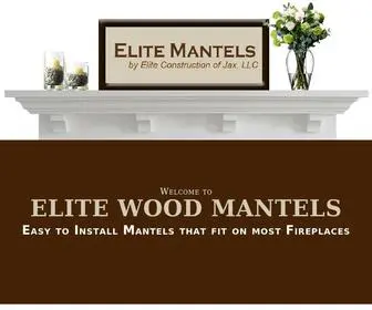 Elite-Wood-Mantels.com(Elite Wood Mantels) Screenshot