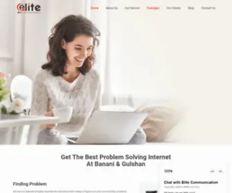 Elite.net.bd(Premium Internet Service Provider At Banani & Gulshan In Dhaka) Screenshot