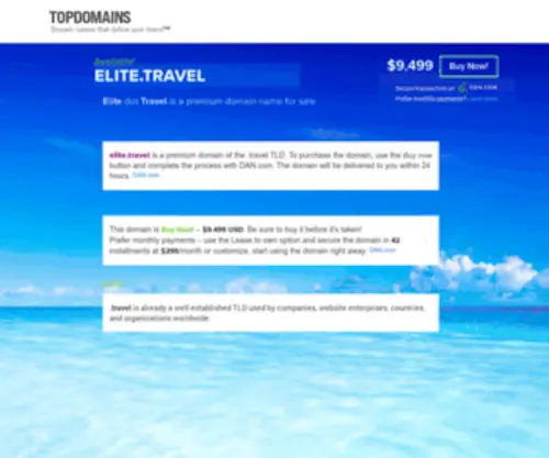 Elite.travel(Elite dot Travel) Screenshot