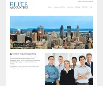 Eliteaccounting.ca(Elite Accounting is Ottawa's Premier Accounting & Tax service) Screenshot