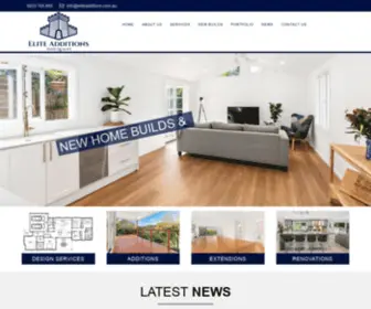 Eliteadditions.com.au(Sydney Home Builder) Screenshot