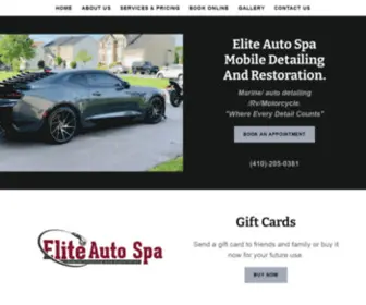 Eliteautospaservice.com(Mobile Detailing) Screenshot