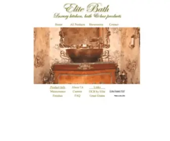 Elitebath.com(Elite Bath) Screenshot