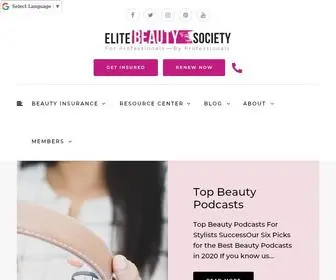 Elitebeautysociety.com(Beauty Insurance) Screenshot