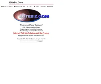 Elitebiz.com(Web site design) Screenshot