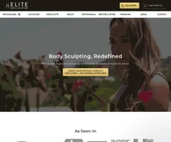 Elitebodysculpture.com(Elite Body Sculpture) Screenshot