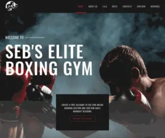 Eliteboxing.co.za(Sebastiaan Rothman's Elite Boxing Gym at Loftus) Screenshot