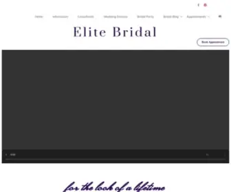 Elitebridalshop.com(Elite Bridal) Screenshot