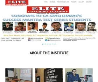 Elitecacademy.com(Elite Coaching Academy) Screenshot