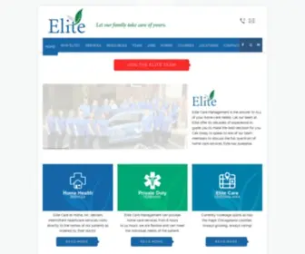 Elitecaremanagement.com(Elite Care Management) Screenshot