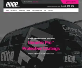 Elitecarpro.com.au(Best Ceramic Coatings) Screenshot