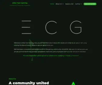 Eliteclangaming.com(Camaraderie) Screenshot