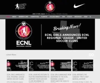 Eliteclubsnationalleague.com(Raise the Game) Screenshot