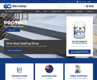 Elitecoatings.com.au(Concrete Sealer for Driveways & Floor) Screenshot
