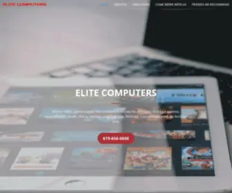 Elitecocv.com(ELITE COMPUTERS) Screenshot