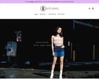 Elitecollectionnyc.com(Elite Jeans Collection) Screenshot