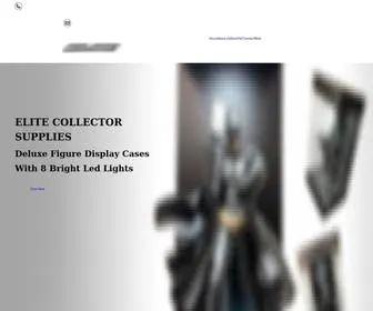 Elitecollectorsupplies.com(Action Figure display cases) Screenshot