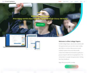 Elitecollegepapers.org(Elite College Papers) Screenshot