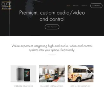 Elitecontrolanddesign.com(Elite Control) Screenshot