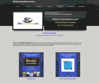 Eliteconversations.com(Elite Conversations Business Community) Screenshot