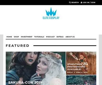 Elitecosplay.com(A community of cosplay) Screenshot