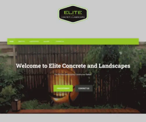 Elitecreteandscapes.com.au(Elite Concrete and Landscapes are a Melbourne based landscaping company) Screenshot