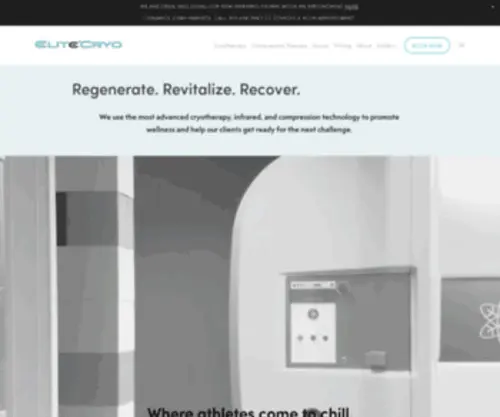 Elitecryorecovery.com(Rockville MD Cryotherapy) Screenshot