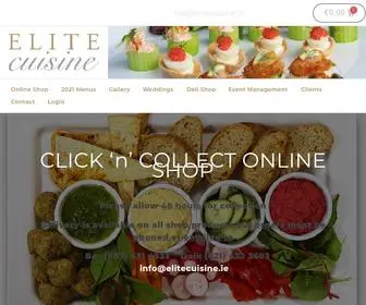 Elitecuisine.ie(Elite cusine food catering cork. elite cuisine ltd) Screenshot