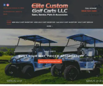 ElitecustomGolfcarts.com(Elite Custom Golf Carts LLC) Screenshot