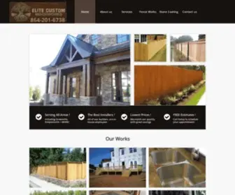 Elitecustomwood.com(Elitecustomwood) Screenshot