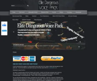 Elitedangerousvoicepack.com(Elite Dangerous Voice Pack for Voice Attack) Screenshot