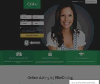Elitedating.be(Datingsite EliteDating) Screenshot