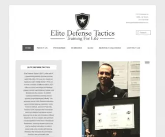 Elitedefensetactics.com(Elite Defense Tactics) Screenshot